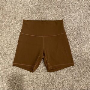 Lululemon Women’s Brown Java Biker Shorts